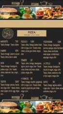 Menu Le Cap'eat'N - les pizzas
