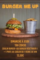 Menu Coolin - Le burger vegetarien 