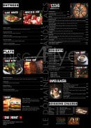 Carte et menu de La Terrasse des Grands Lacs à Parentis en Born — Entrées, plats, pizzas,...