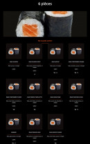 Menu Sushi be - Les Maki rolls