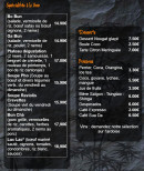 Menu Chez Loan - Les spécialités, desserts et boissons