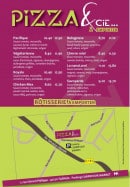 Menu Pizza Et Cie - les pizzas