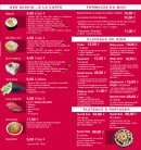 Menu Sushi San - Sushis, formules et plateaux
