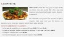 Menu L’Auberge du pas de vent - Les plats à emporter 