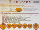 Menu Tac-o-snack - les tacos et spécialités