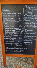 Menu Le Gascon - L'ardoise