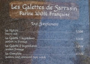 Menu La Bolée - Les galettes
