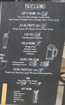 Menu Big Shape - Les boissons
