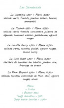 Carte et menu de Sandwicherie Moana à Vieux Boucau les Bains — Les sandwichs
