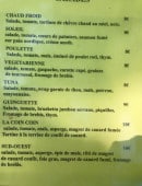 Menu La Guinguette Why not - Les salades