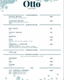 Menu Otto Kitchen - Les accompagnements, boissons fraîches, ...