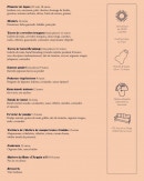 Menu Yew - La carte