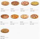 Menu Pizza 41 - autres pizzas base tomate