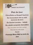 Menu Rock Around The Cook - exemple de plat du jour