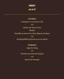 Menu Le Viking - Le menu