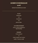Menu Le Viking - Le menu du moussaillon