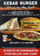Menu chez le mac salem - Carte et menu hez le mac salem Selles-sur-Cher