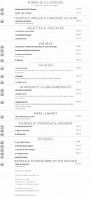 Menu Le Lion d'Or - Formules, assiettes à partager, entrées,...