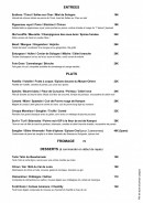 Carte et menu de Auberge le Beauharnais à La Ferte Beauharnais — Carte