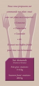 Menu Gy suis Gy reste - Suggestions