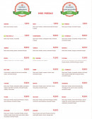 Carte et menu de Pizzeria Mont Pizza'Yolo à Mont Pres Chambord — Les pizzas