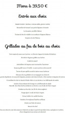 Menu Ferme des 3 Maillets - Le menu à 39.5