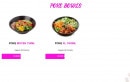 Menu Sushi Mii - Les poke bowls