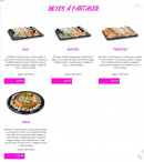 Menu Sushi Mii - Les boxes à partager