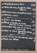 Menu Chez Walter - La carte