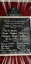 Menu Le Pti'Nouan - Exemple de menu