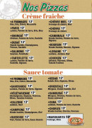 Menu La Station - Les pizzas