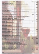 Menu La taille rouge - Les vins