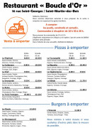 Menu La Boucle d'or - Les plats à emporter