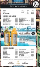Menu Ar Preti - Les boissons