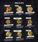 Menu Asian House - Les plats