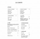 Menu Cantine Numero Dix - La carte