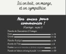 Menu Dame d4 Café - Pour commencer