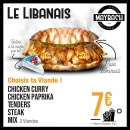 Menu Maybach - Le sandwich libanais