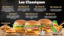 Menu My burger - Les burgers classiques