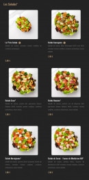 Menu Pizza Cosy - Les salades