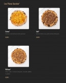 Menu Pizza Cosy - Les pizzas sucrées