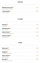 Menu Brut Butcher - Les salades et starters page 3