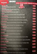 Menu Pizzeria Pazza - Les pizzas base sauce tomate