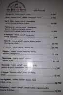 Carte et menu de Au four de saint Jean à Saint Jean Saint Maurice sur L — les pizzas