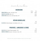 Menu Quartier libre - autres vins blancs