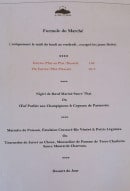 Carte et menu de Au P’tit Creux à Saint Martin la Sauvete — La formule du marché