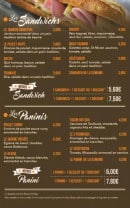 Menu LeDej42 - Les sandwiches,...