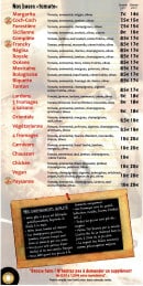 Menu Funky piz - Les pizzas