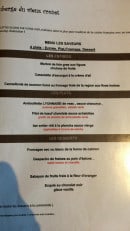 Carte et menu de L'auberge Du Vieux à Le Crozet — Menu saveurs