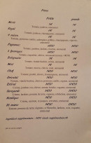 Menu Chez prisc - Les pizzas